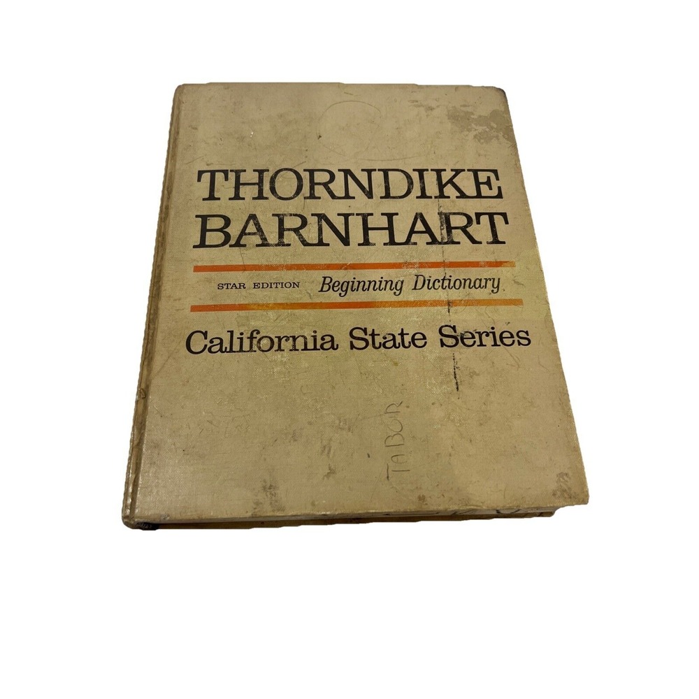 Vintage Book -‎ 1968 Thorndike Barnhart Star Edition Beginning Dictionary